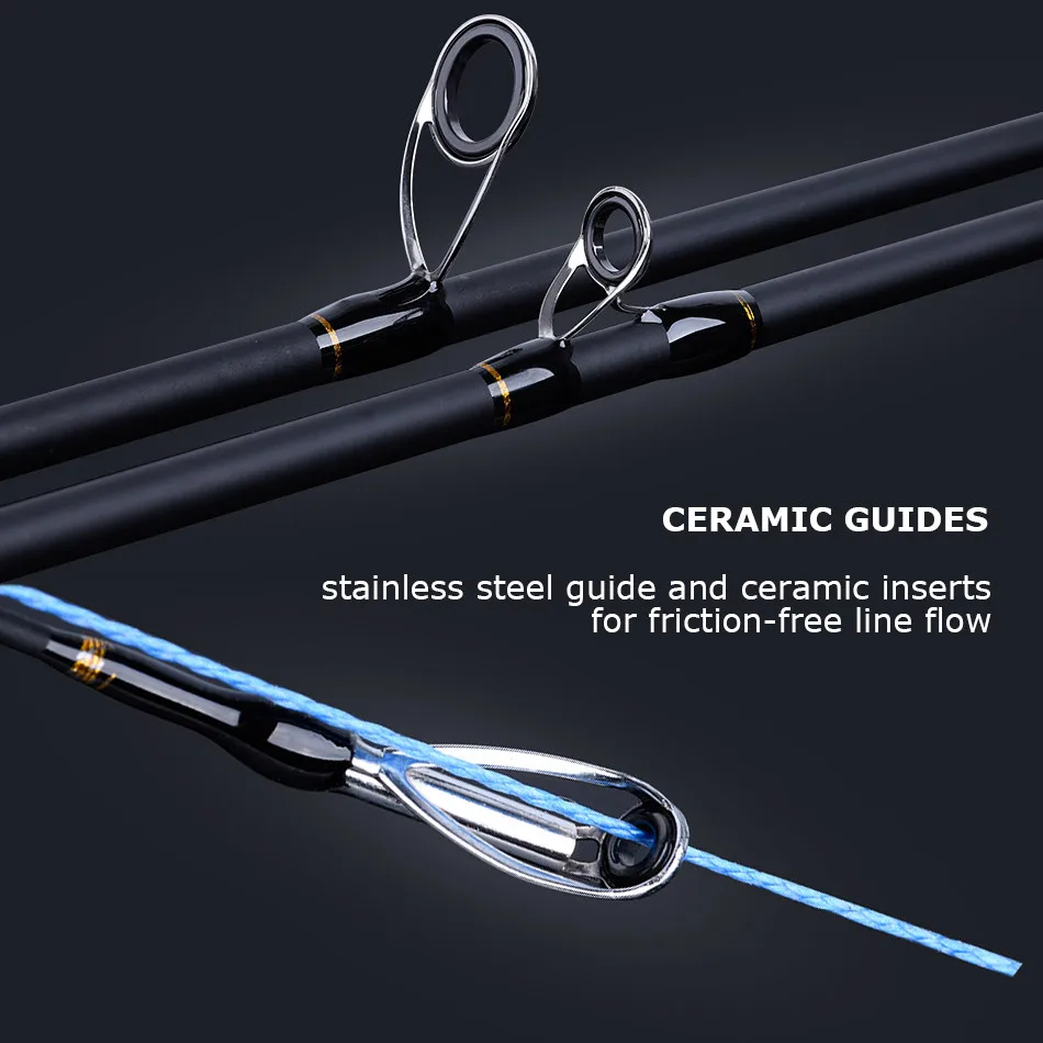 Goture Bravel 4 Sections Surf Rod 9FT 10FT 11FT 12FT Carbon Fiber Surf  Fishing Rod for Sea Bass Trout Casting Fishing Travel Rod