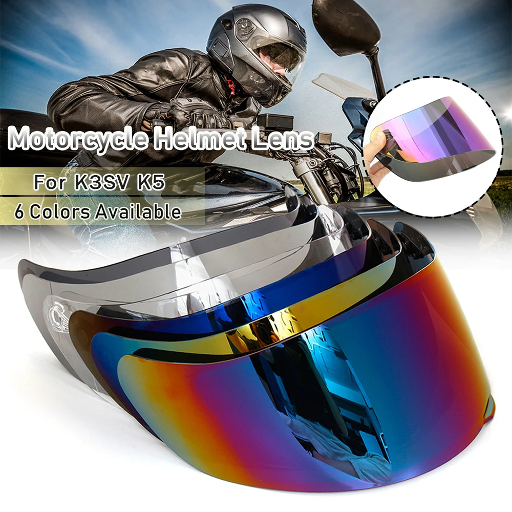 Motorcycle Wind Shield Helmet Lens Visor Full Face Replacement for Moto Helmet K1 K3SV K5 Motorcycle Helmet Lens Fine toughness