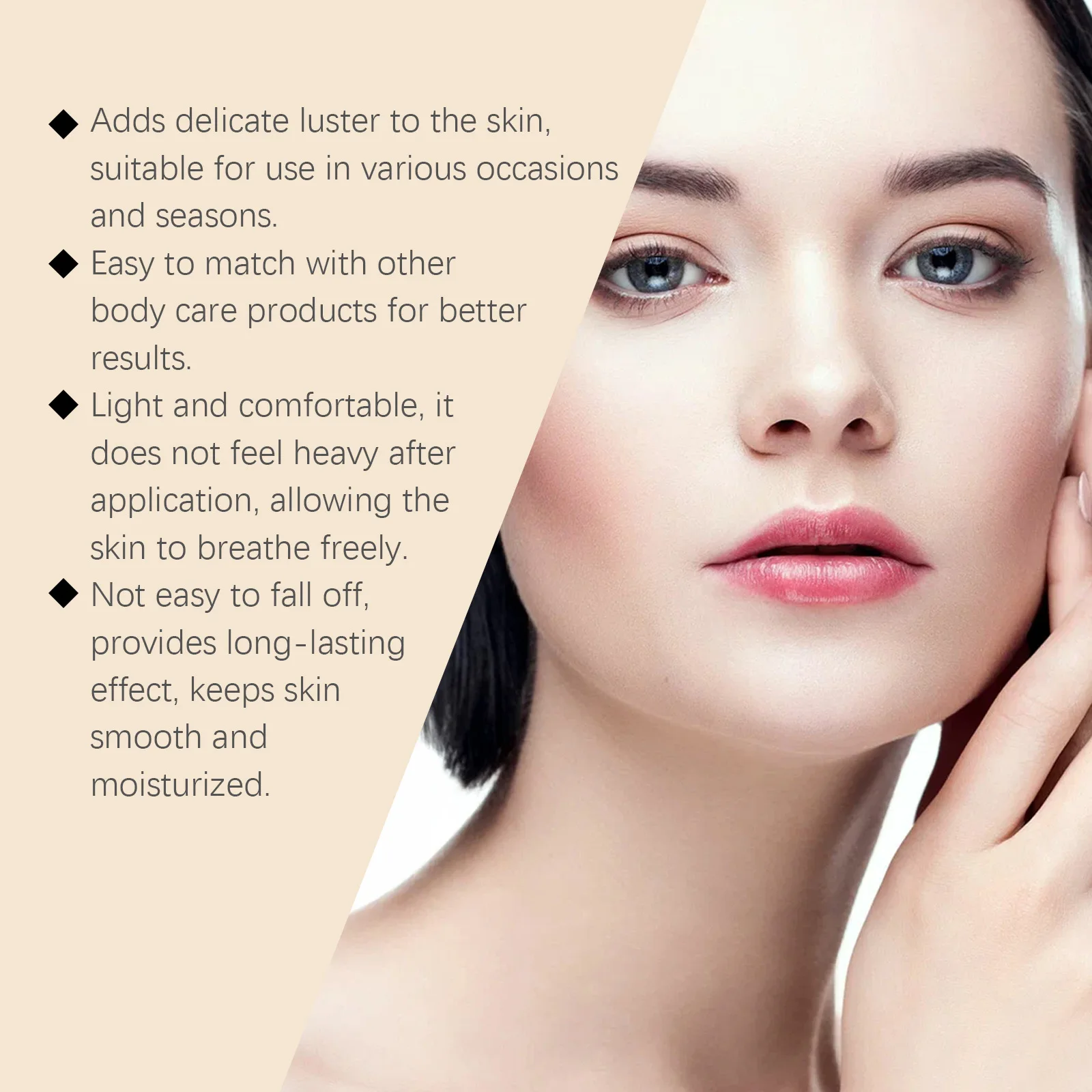 EELHOE 2 In1 Sunscreen Spf 50 Body Oil for Glowing Skin Protection Prevent Uvb Oil Control High Gloss Golden Body Shimmer