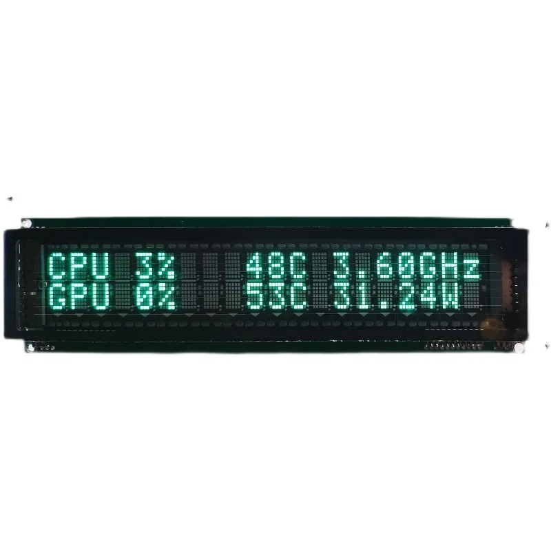 

3,5-дюймовый VFD экран VFD2002 модуль шасси вторичный AIDA64 монитор производительности