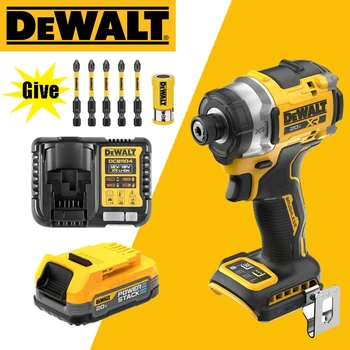 DEWALT 리튬 이온 브러시리스 임팩트 전기 드릴, 목공 특수 전동 공구, 배터리 콤비네이션 시리즈, DCF860, 최대 20V