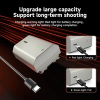 PALO 2600mAh NP-FZ100 NPFZ100 NP FZ100 Battery with 5V 2A Type-C input for Sony A7 III Sony Alpha A7R III A7R IV A9 A6600 BC-QZ1 2
