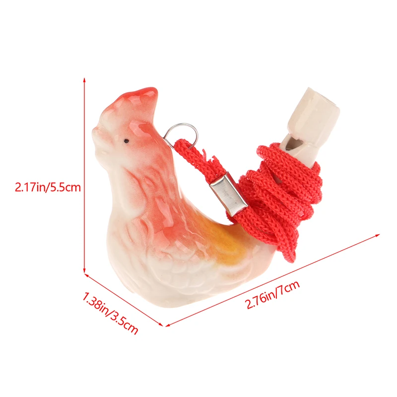 Random Coloured Drawing Water Bird Whistle Ceramic Water Bird Whistle Musical Instrument Cute Outdoor Team Sports 1pc whistle keychain,survival whistle,sport whistle,sports whistle,soccer whistle,mini whistle,metal whistle,electronic whistle,horror scream whistle,wooden train whistle toy