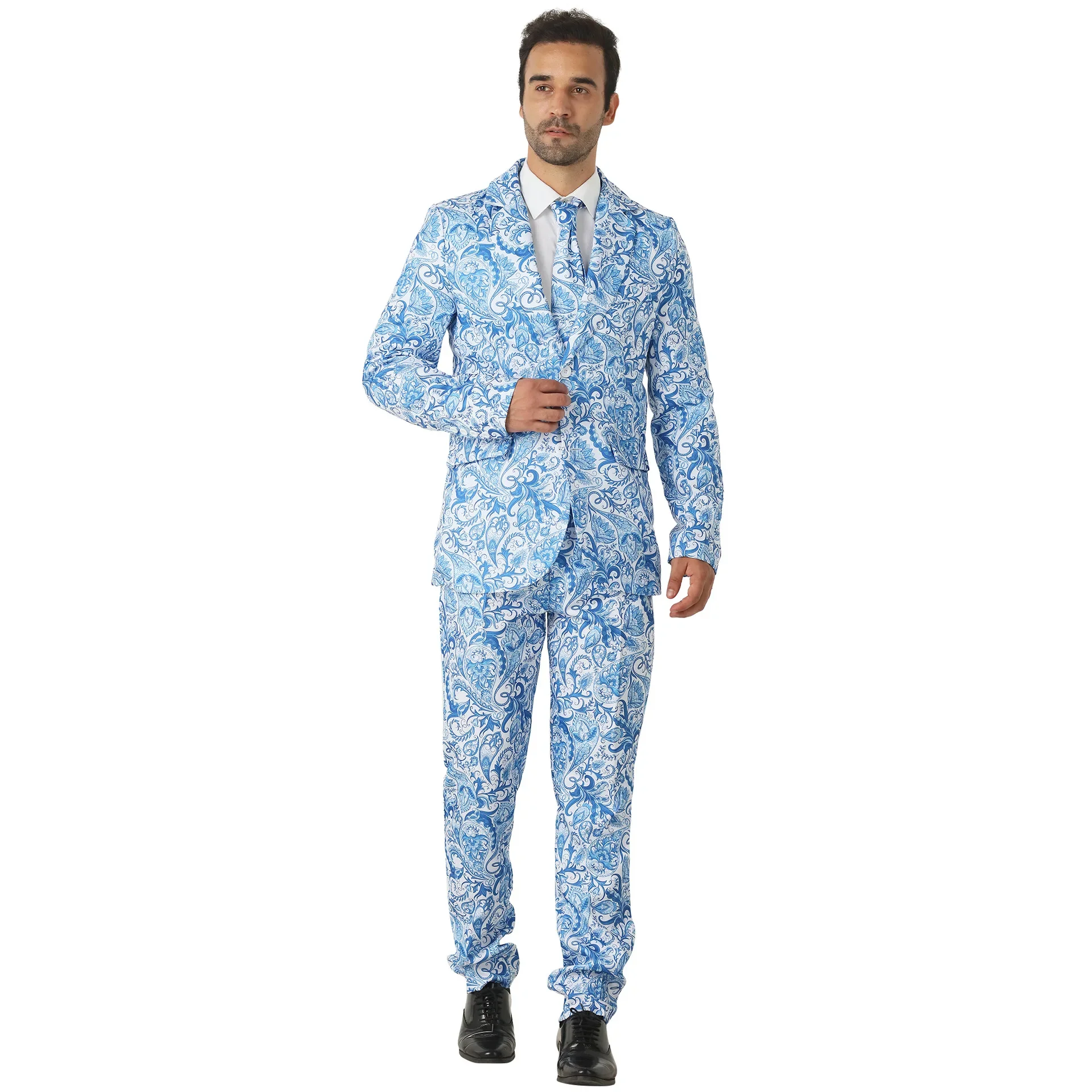 

Skull pattern personalized suit