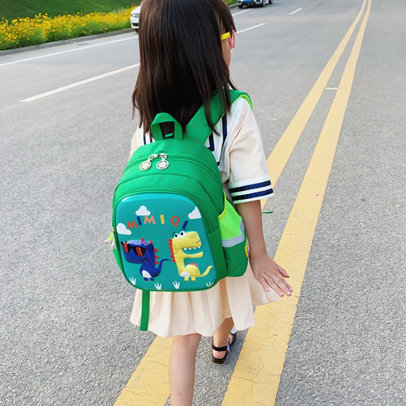 Children Cute Dinosaur Backpacks Cartoon Boy Girl Anti Loss Bags In Kindergarten Baby Backpack Outdoor Leisure Snack School Bag