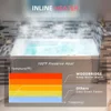 60 Inch Concave Acrylic Rectangular Whirlpool Heated Massage Bathtub, White, with Right Drainage Outlet 4