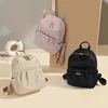 GOLF Cute Backpacks for Women Elegant Ladies Backpack Purse Solid Color Small Back Pack Bags Multi Pockets Aesthetic Female Bag 6