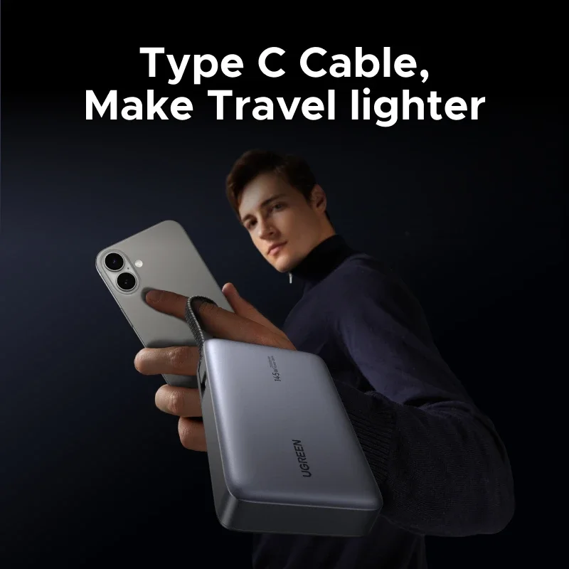 UGREEN 145 واط قوة البنك 20000 مللي أمبير شحن سريع...