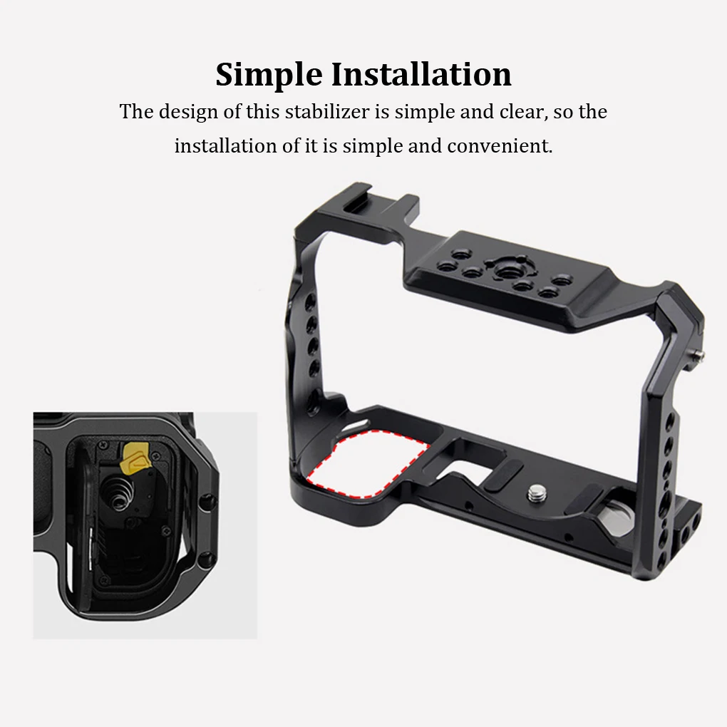 

Cameras Camera Cage Firm Multifunctional Protective Stabilizer Hand Held Extension Frame Photography Accessories Stabilizers