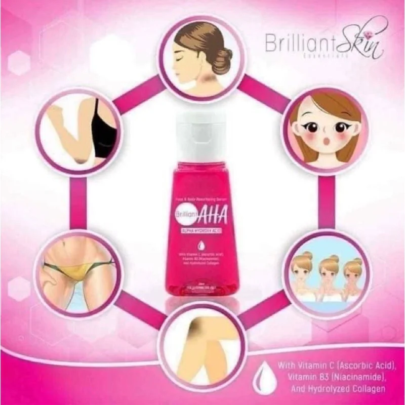 BRILLIANT Serum AHA 30ml (Gambar) 100% ORI HQ Hot Sale Skincare 2
