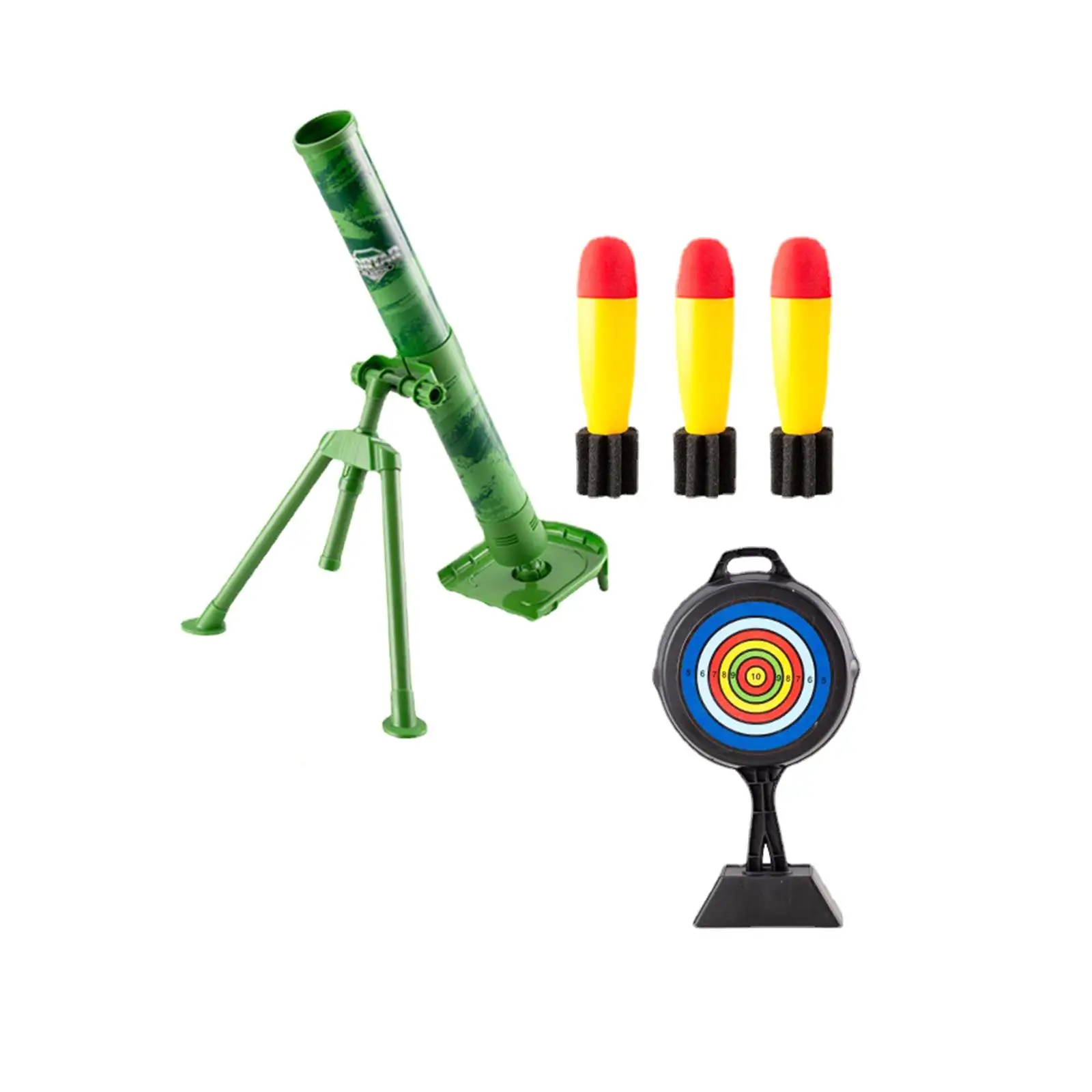 

Mortar Launcher Toy Set with Sound Professional Launch Set Rocket Launcher Set Game for Boys and Girls Festival Gifts