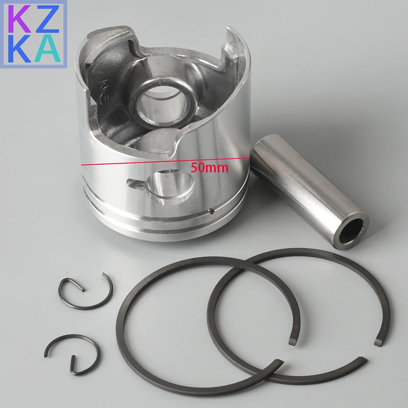 3B2-00001-0 Piston For Tohatsu Nissan Outboard Motor 9.8HP 8HP 50MM 2T 3B2-00001 Piston Kit - STD Outboard Engine MERCURY 6HP