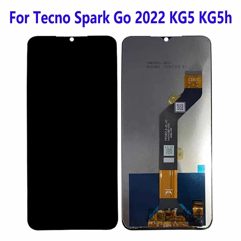 

Для Tecno Spark Go 2022 KG5 KG5h ЖК-дисплей кодирующий преобразователь сенсорного экрана в сборе для Tecno Pop 5 LTE BD4 BD4i BD4a