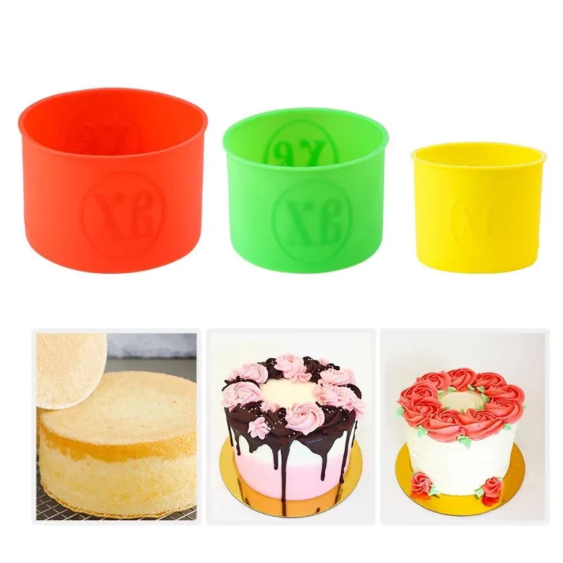 Silicone Baking Cake Round  Cake Mold Pan Silicone Cupcake