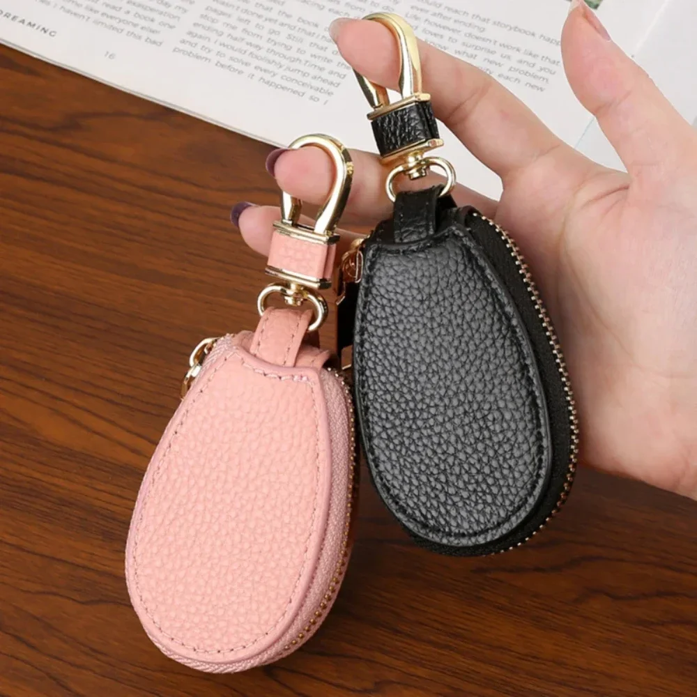 1Pc Car Key Wallets Women Couples Zipper Door Keys Storage Mini Portable Multi-function Simple Solid Protection Classic Unisex key organizer,key protector,key case,key purse,key holder