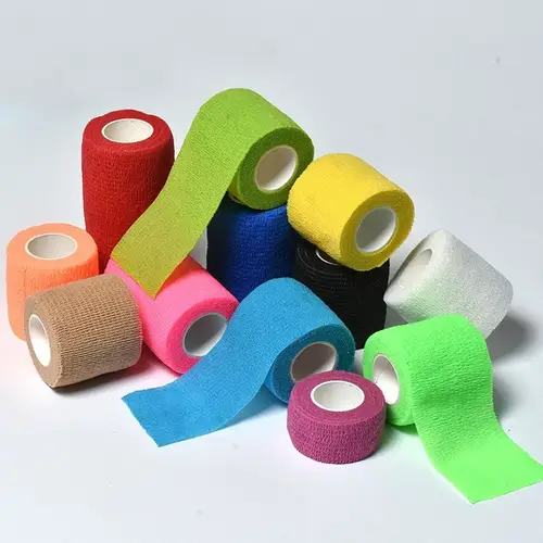 1 Roll 4.5m Blue Waterproof Bandage First Aid Kit Security Self-Adhesive Elastic Bandage Emergency Survival Kit - Image 3