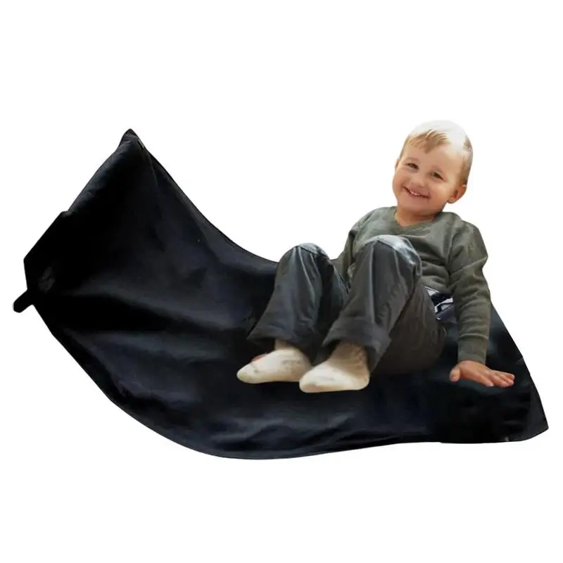Kids Airplane Travel Bed Portable Kids Airplane Seat Extender Leg Rest Travel Footrest Hammock Mat Accessories