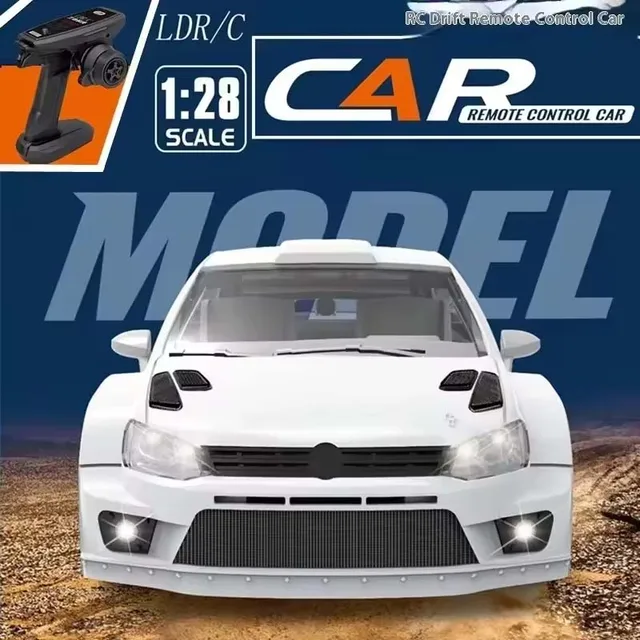 LD2801 Mini Drifting RC Car 1:28 Race Car 2.4G Remote Control Four Wheel Drive High Speed Motor Vehicle Model Cars Toys For Gift 2