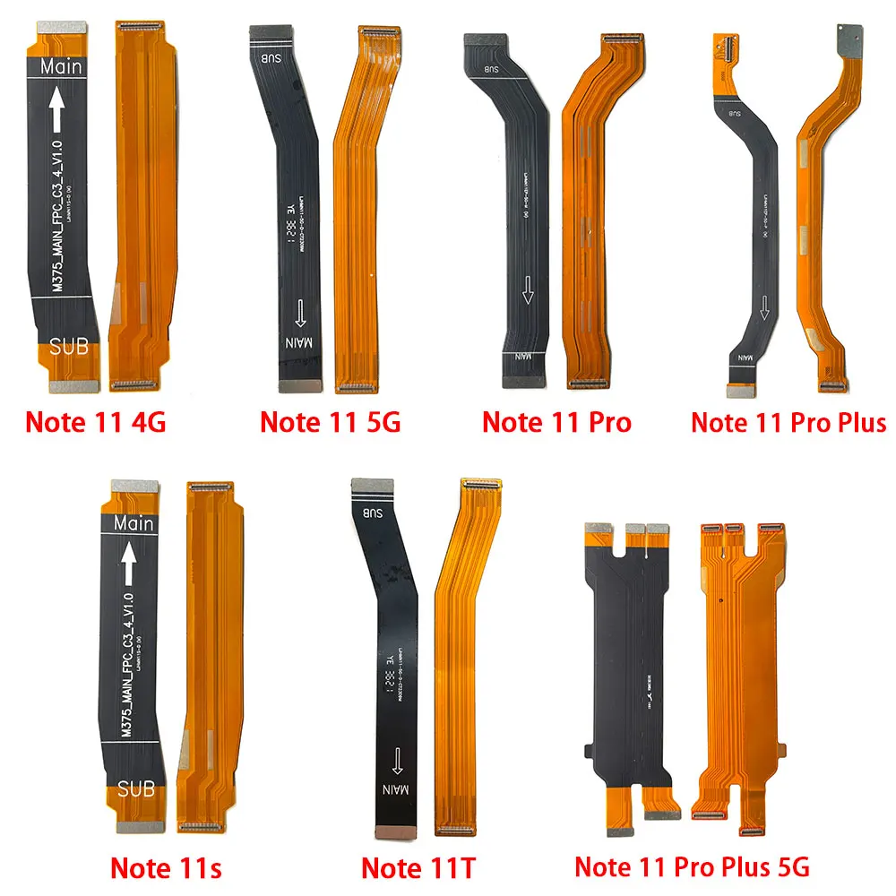 New Main FPC LCD Display Screen Connect Mainboard Flex Cable Ribbon Part For Xiaomi Redmi Note 10 10S 11 4G 5G 11S Pro Plus