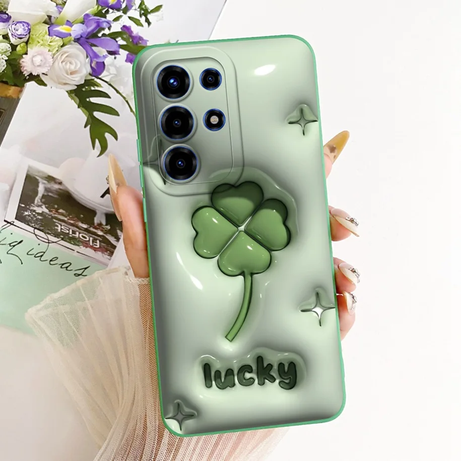 Floral Fashion Soft Silicone Bumper Phone Case in Pink