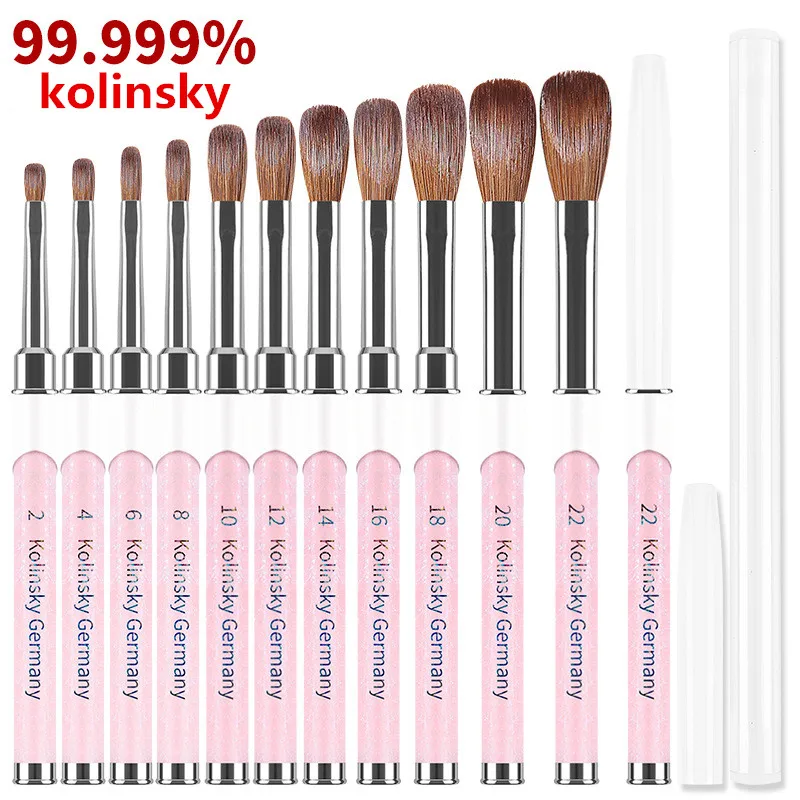 Pinceles Kolinsky Pincel Para UÃ±as Acrilicas Para Principiantes
