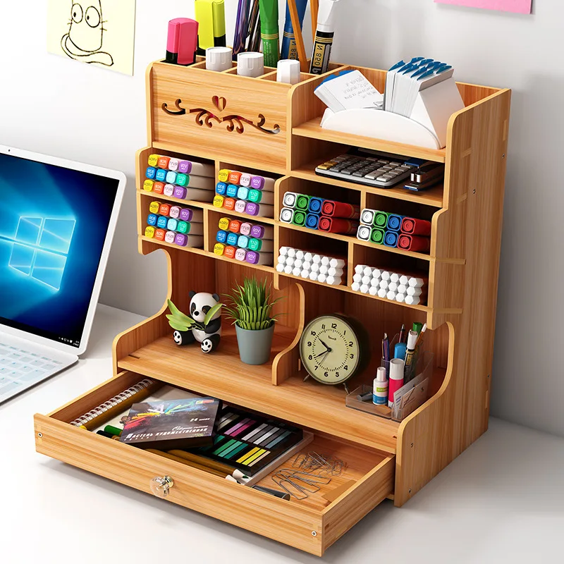 Pen Holder Oblique Insertion Ins Minimalist Desktop Stationery Storage Box Office Document Storage Supplies