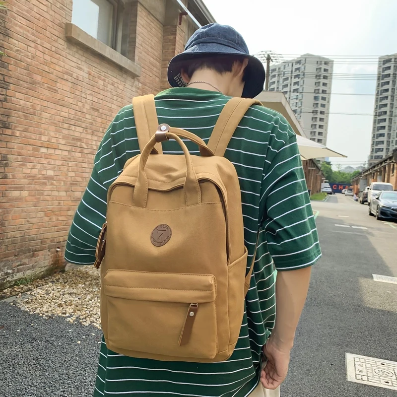Kawaii Maple Series Canvas College Backpack - Limited Edition