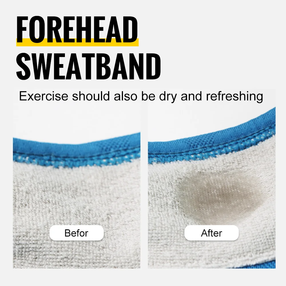 WRELS Sun Visor Hat Breathable Topless Sun Hats UV Protection Sports Cap Adjustable Sports Tennis Golf Running Sunscreen Cap