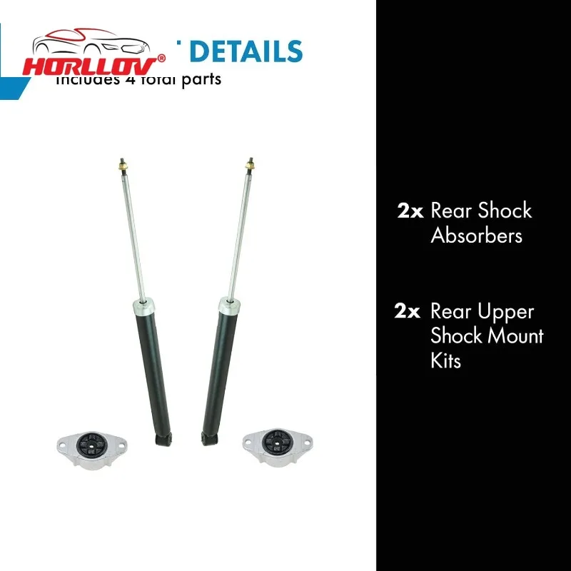 Rear Suspension Kit Shock Absorber Shock Mount Kit for 2013-2019 Ford Escape 2015-2019 Lincoln MKC 2