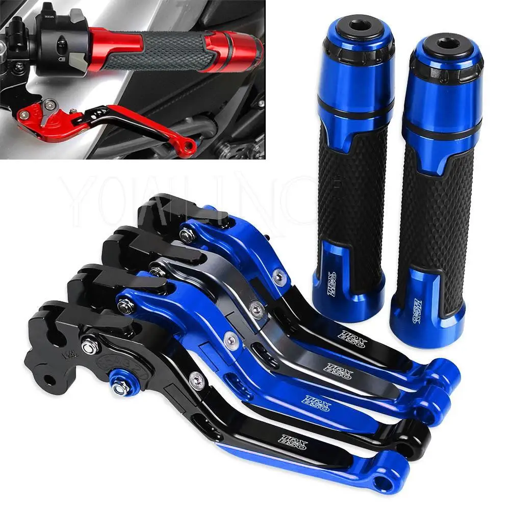 

TRX 850 Motorcycle CNC Brake Clutch Levers Handlebar knobs Handle Hand Bar Grip Ends FOR YAMAHA TRX850 1996 1997 1998 1999 2000