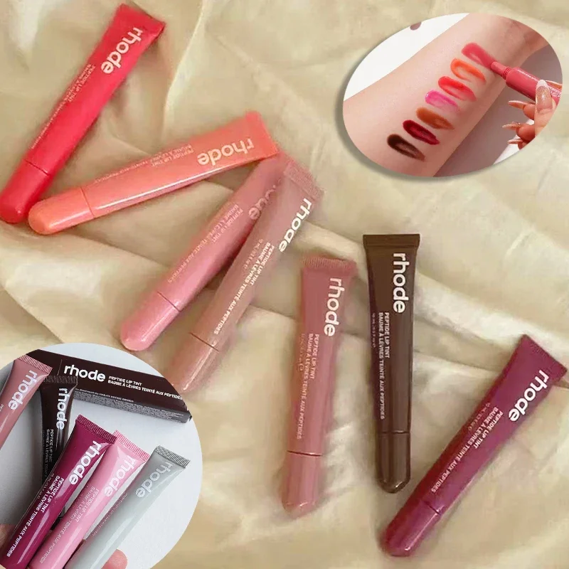 Rhode Long Lasting Moisturizing Nourishing Colorful Lipstick Plump Limit Strawberry Watermelon Wom Care Gloss Lip Glaze Makeup
