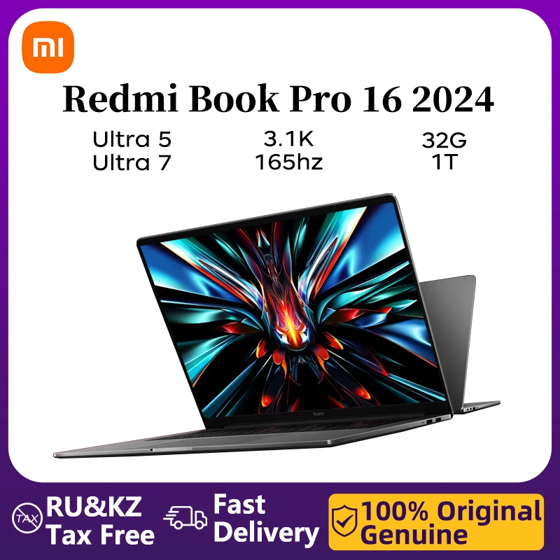 Xiaomi Laptop Redmibook Pro 16 2024 16-inch 165Hz Intel Core