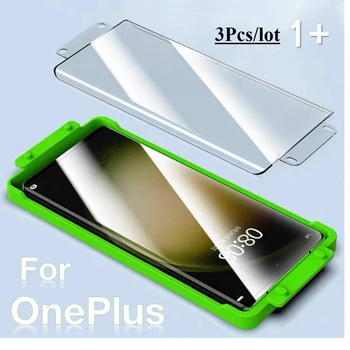 3 pezzi per Oneplus 13 12 12R 11 11R 8 9 10 Pro protezione dello schermo gadget accessori pellicola in vetro ceramico morbido con kit di installazione