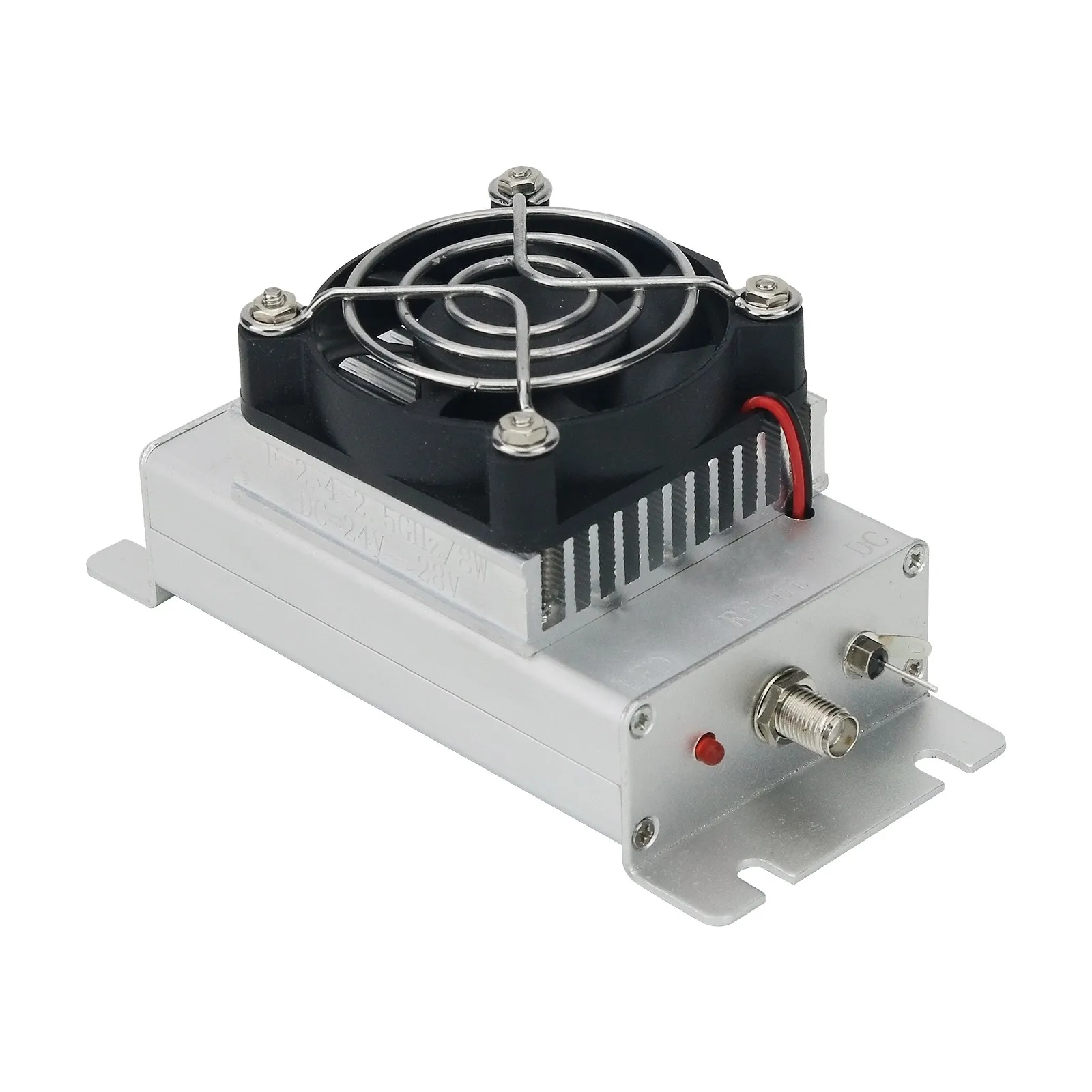 전력 증폭기 모듈 2.4GHz-2.5GHz 8W RF 모듈 50ohms 20dB 이미지 전송 향상을 위한 고이득 SMA 암 커넥터
