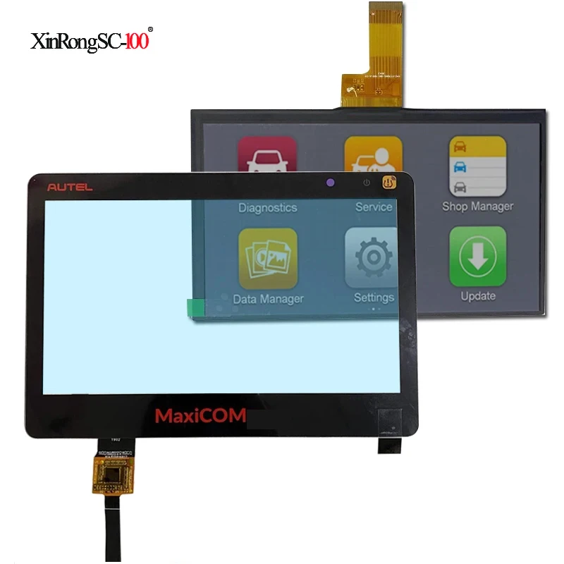 Touch Screen Digitizer Glass Replacement For Autel MaxiCOM MK808, MX808, DS808, MP808 Series – 6-Month Warranty