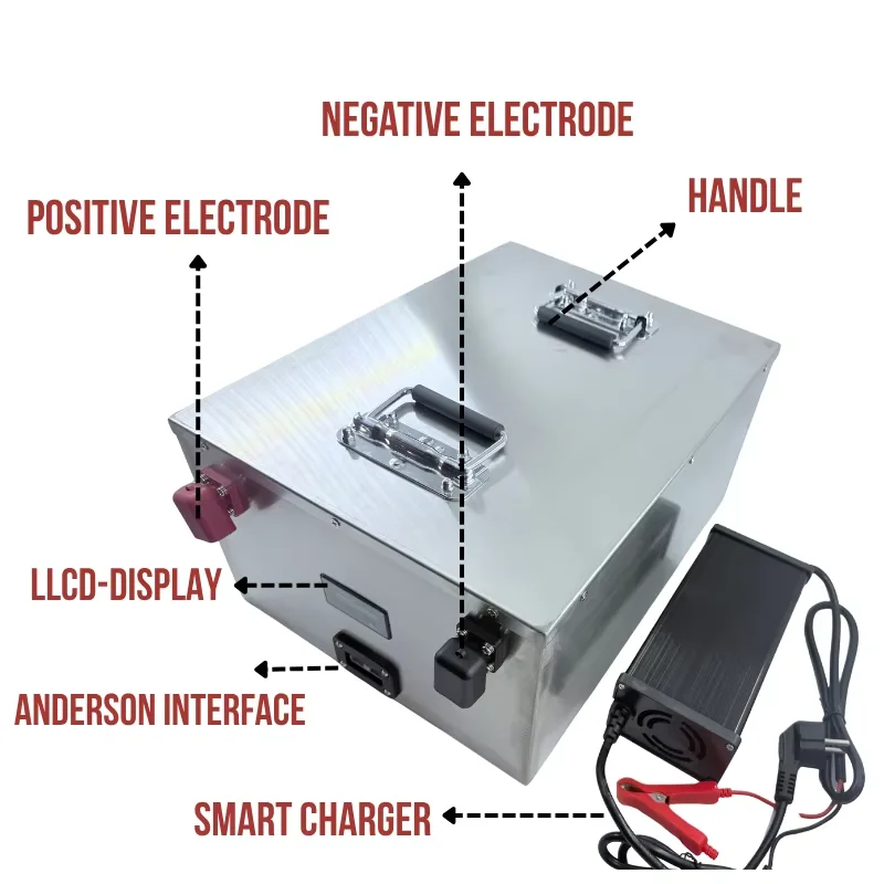 SK 12V 24V 36V 48V Portable Power System 200Ah-800Ah with Charger