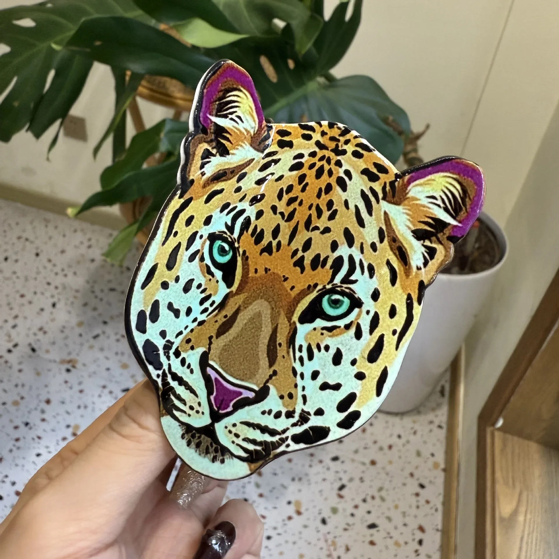 New Animal Series Hair Claw Cool Tiger Lion Cheetah Leopard Head