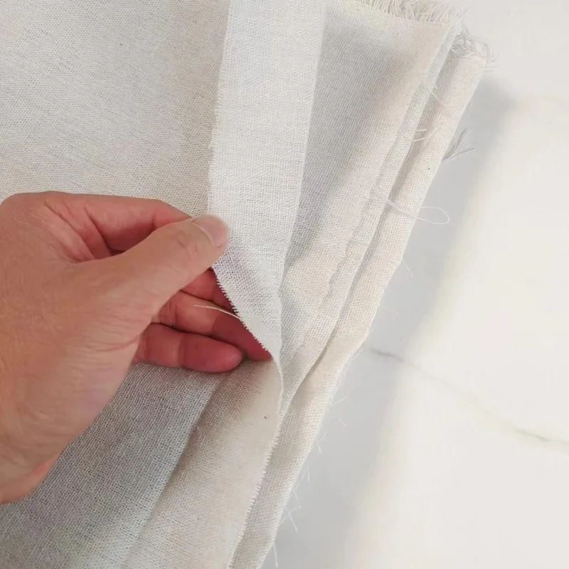 Linen fabric fabric for sewing 1.5/2.5/3.5m L 1.6m W White Linen Cotton Fabric Grey Graffiti Projection Cloth Curtain Shop Counter Home Decoration Material