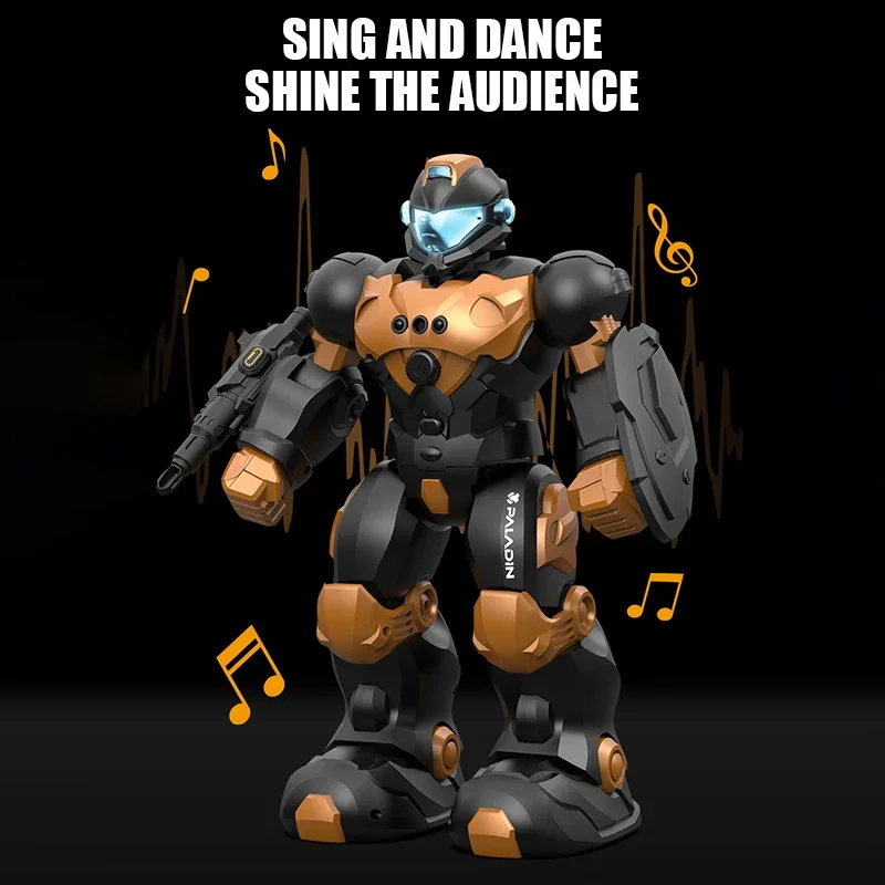 RC Robot Toy Intelligent Programming Voice Controlled Gesture Remote Control LED Smart Dancing Robot Kids Toy for Children Gifts