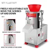 Vegetable Cutter Electric Vegetable Cutter Chili Mincing Machine Grinder Stainless Steel Food Processing Machine 100-130kg/h 2