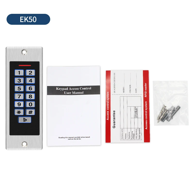 9-18V 125Khz RFID Reader Keyless Door Opener Metal Access Control Keypad IP66 Wa