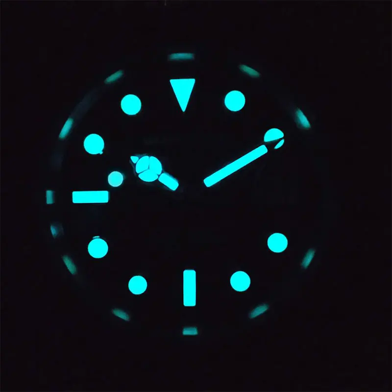Mechanical watch DIY Custom Logo 40MM Sapphire 8215Automatic NH35 Mechanical Mens WristWatch Sterile Dial Ceramic 10Bar Luminous Sport Male Clock