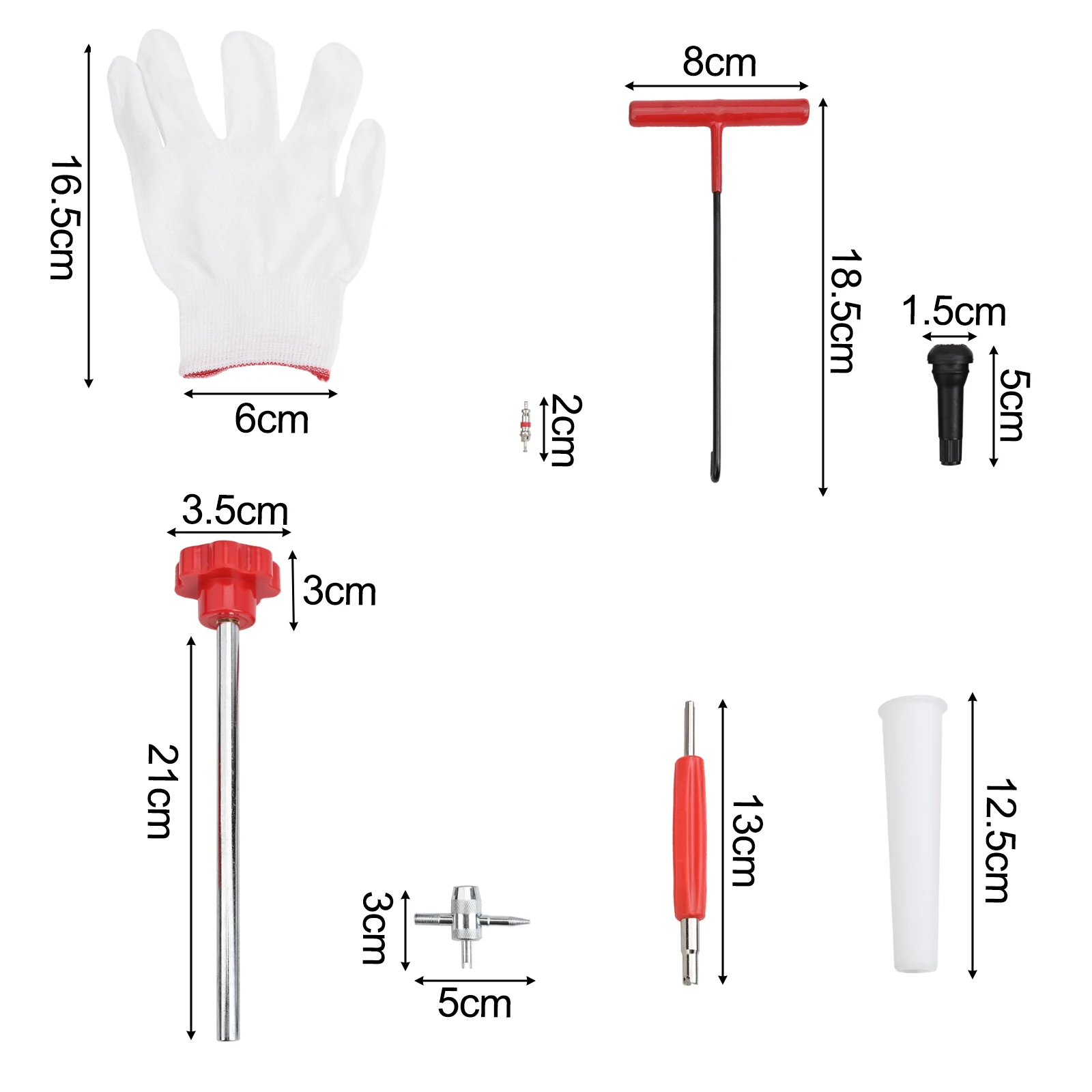 밸브 교체 퀵 체인지 4방향 타이어 밸브 툴 키트 T자형 훅 타이어 수리 도구 밸브 스템 리무버 자동차 트럭 타이어 액세서리