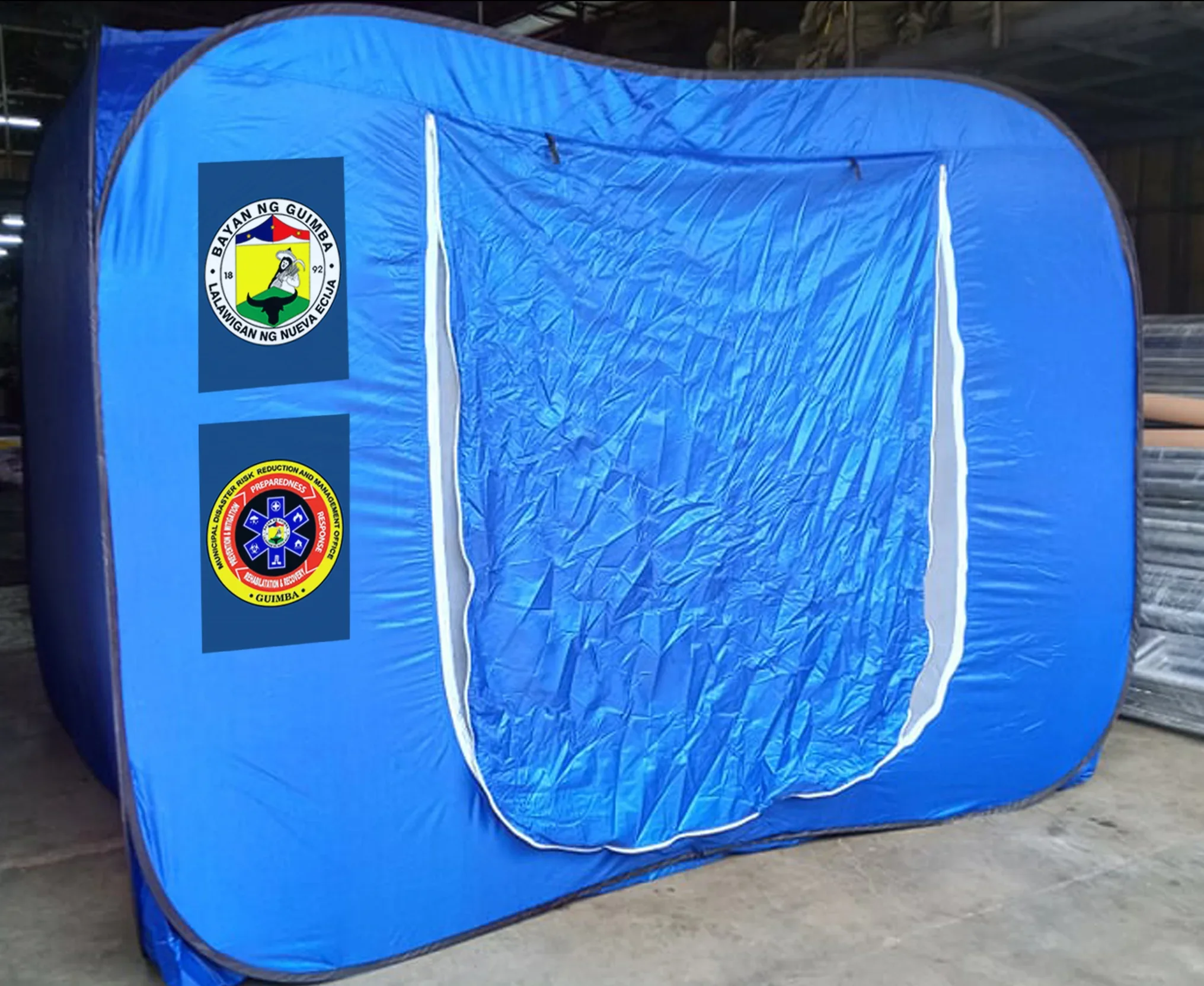 YYHC-Indoor modular emergency evacuation shelter with foam pads, portable removable cube tents for rebuilding