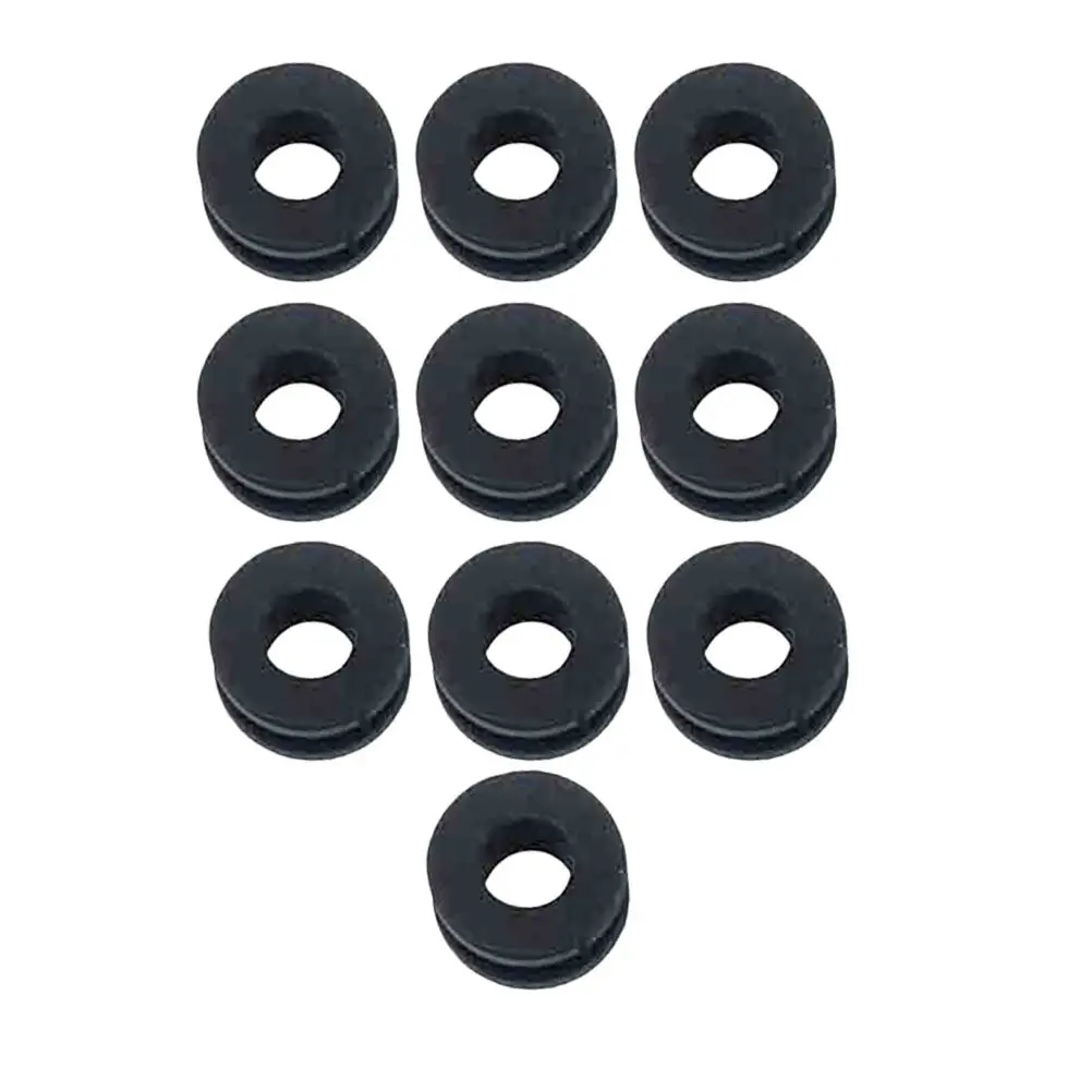 10Pcs 오토바이 버퍼 고무 링 프리미엄 소재 안정적인 성능 전기 자동차 액세서리 리어 댐핑 블랙