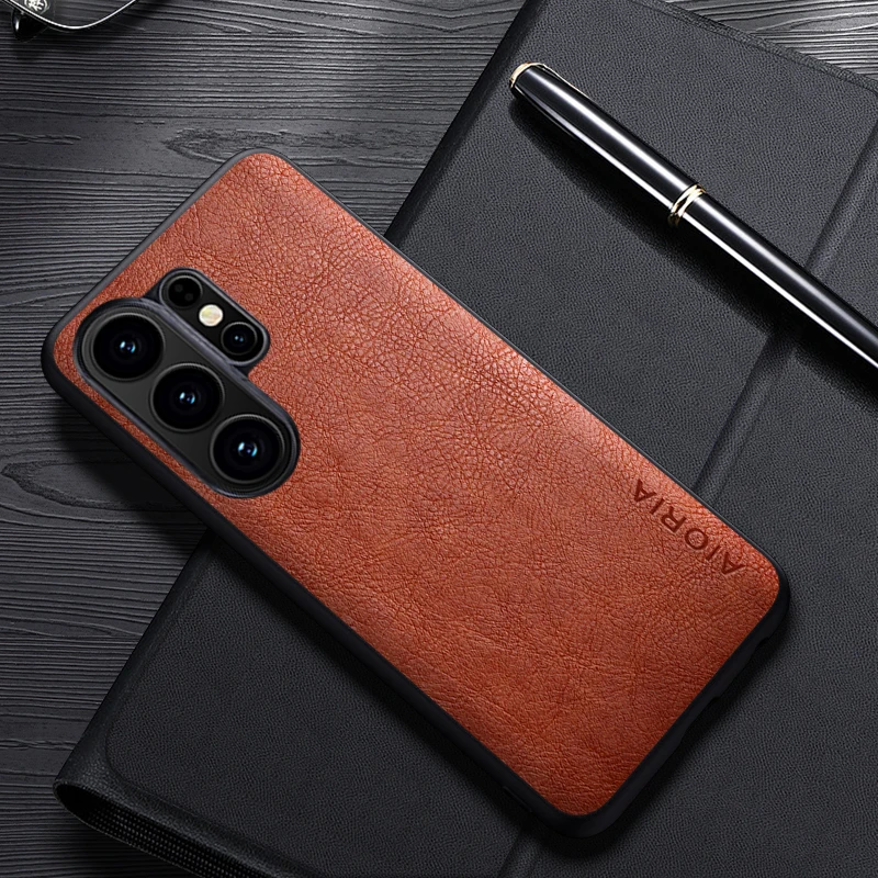Luxury Leather Business Cover - Simple Design Case