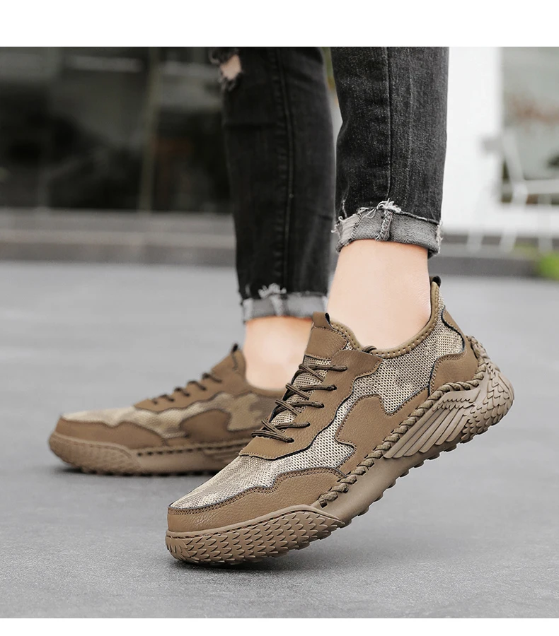 Modische Mesh-Sneaker, lässige Herrenschuhe, bequem, langlebig, atmungsaktiv, zart weich und nicht schädlich für die Füße_voghion.com