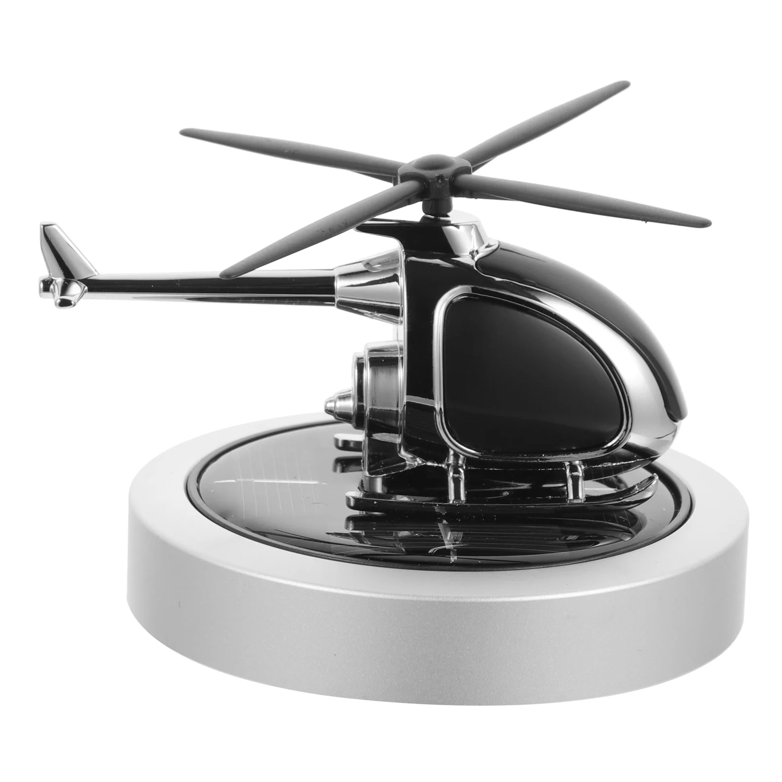 

Car Air Freshener Solar Power Helicopter Ornaments Aroma Diffuser Dashboard Decor
