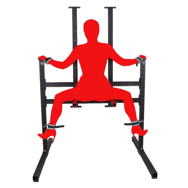 Couples Husband Wife Queen and Roleplay Slave Restraint Frame Adult Game Bondage Chair Sex Furniture Male Sex Toy BDSM Chair