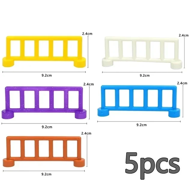Large Building Blocks Playground Set with Slide, Swing, and Seesaw - Educational Toy